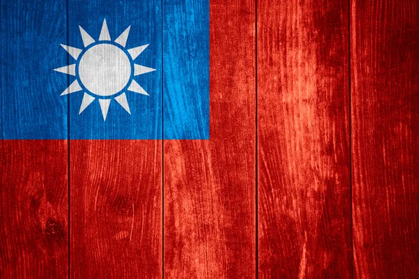 Flagge von Taiwan — Stockfoto