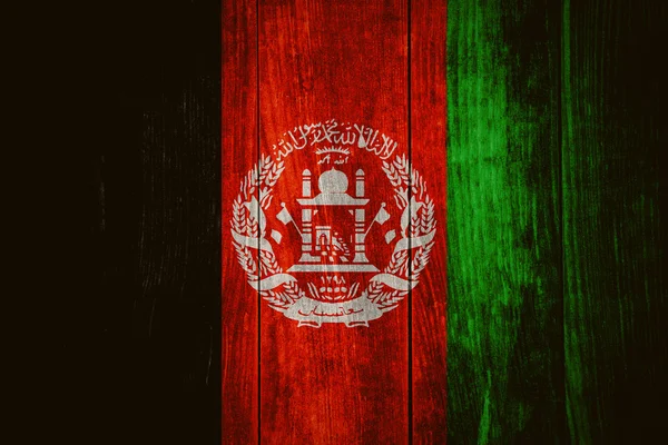 国旗的阿富汗 — 图库照片
