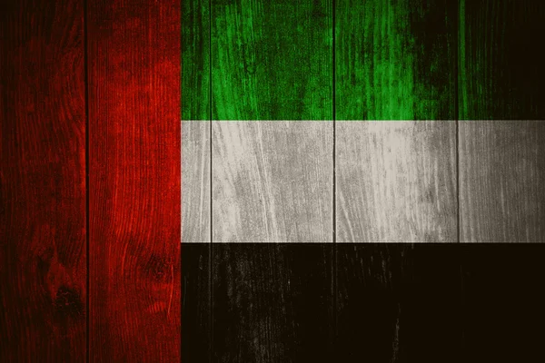 Прапор об'єднаних арабських еміратів — стокове фото