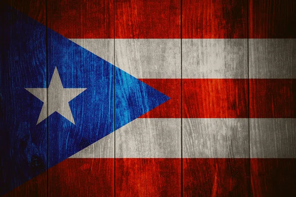 Bendera Puerto Rico — Stok Foto