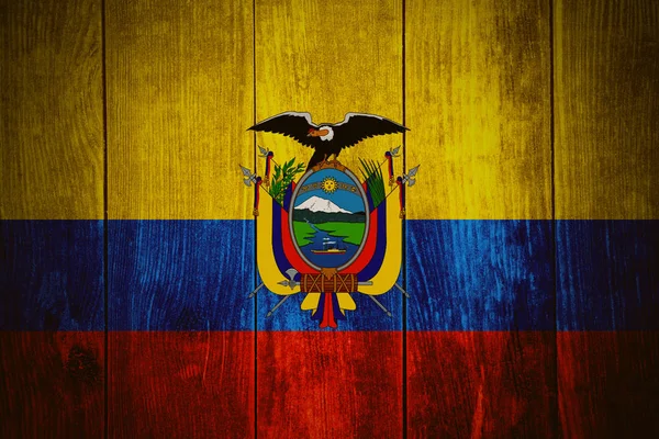 Bandeira do Equador — Fotografia de Stock