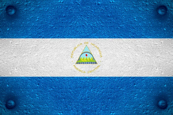 Vlajka Nikaraguy — Stock fotografie