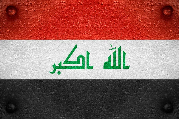Bandeira do Iraque — Fotografia de Stock