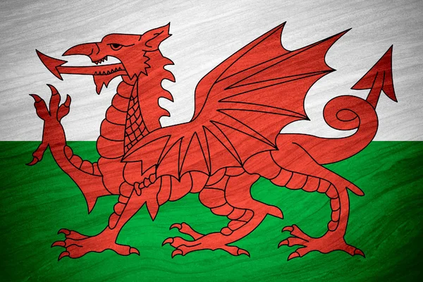 Флаг Уэльса — стоковое фото