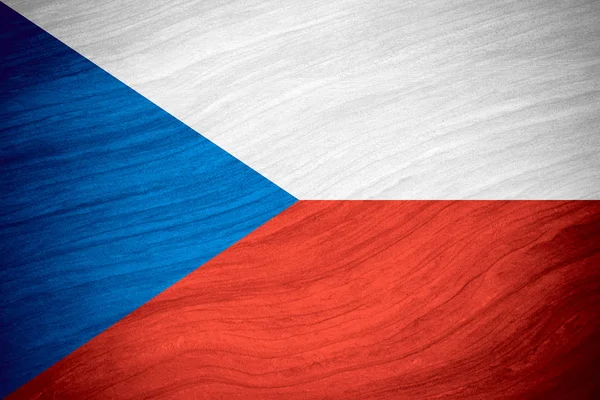 Bandeira de czech — Fotografia de Stock