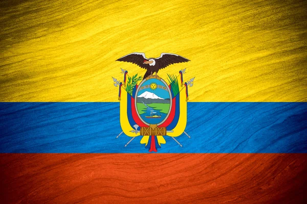 Flagge Ecuadors — Stockfoto