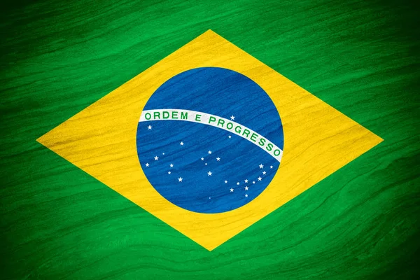 Vlag van Brazilië — Stockfoto