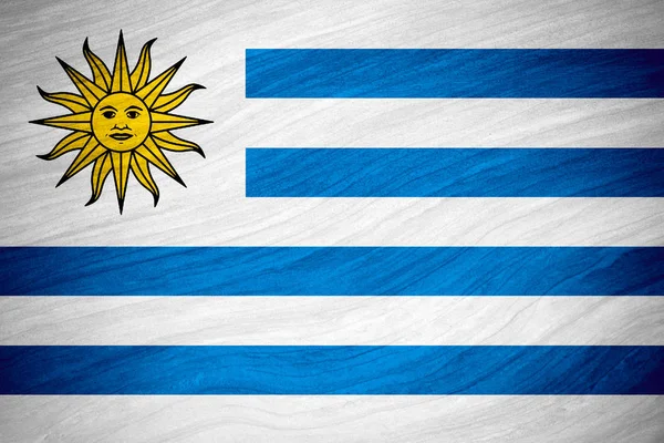 Drapeau de l'Uruguay — Photo