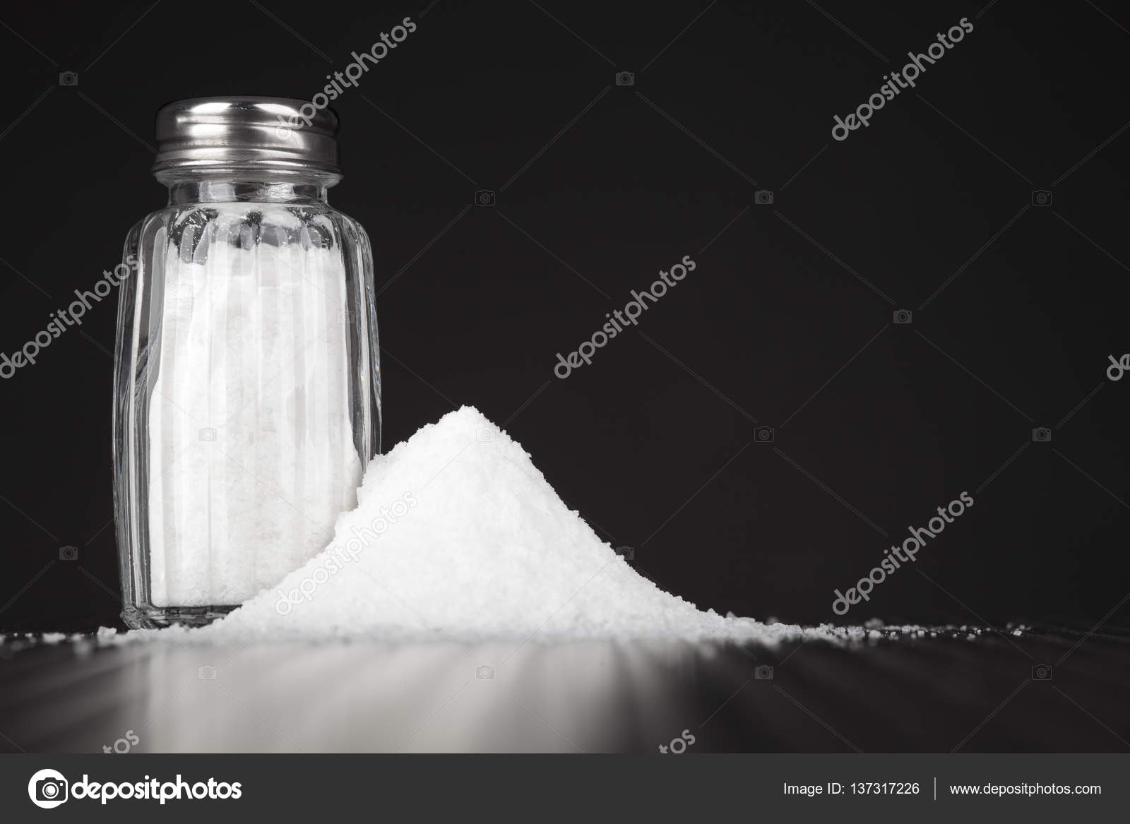 Glass salt shaker — Stock Photo © MiroNovak 137317226