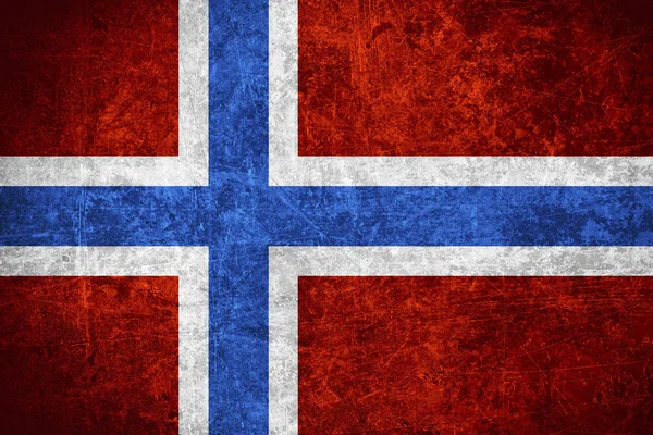 Flagge Norwegens — Stockfoto