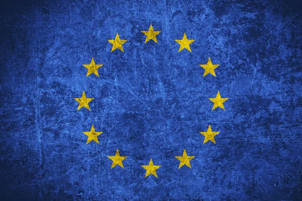 Flagge der Europäischen Union — Stockfoto