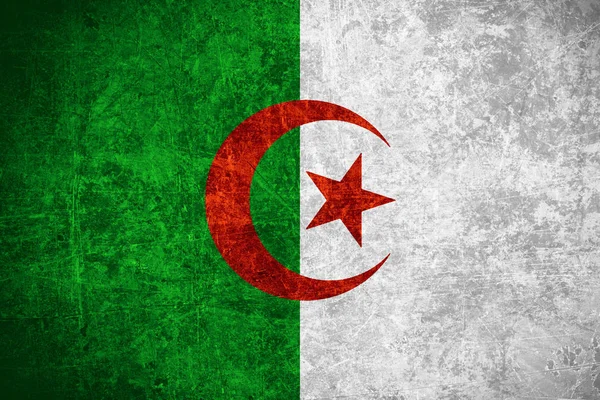 阿尔及利亚的旗子 — 图库照片
