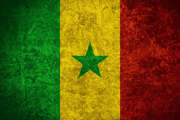 Flagge des Senegal — Stockfoto