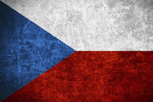 捷克的旗子 — 图库照片