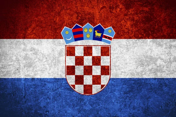 Flaga Chorwacji — Zdjęcie stockowe