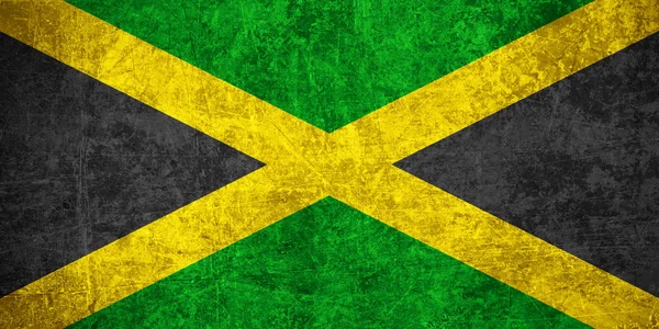 Bandeira de Jamaica — Fotografia de Stock