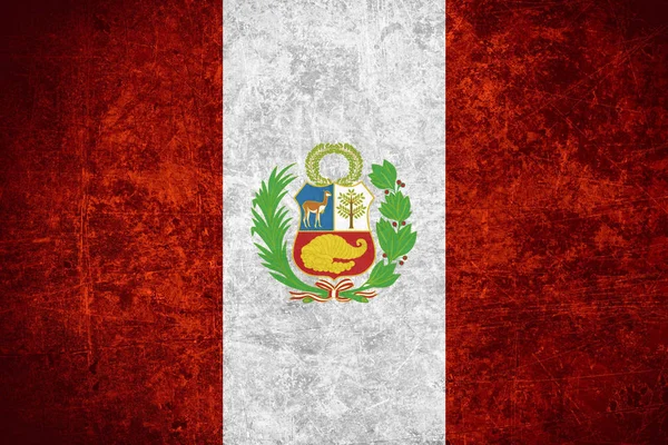 Bandeira do Peru — Fotografia de Stock