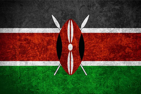 Bandera de Kenya — Foto de Stock