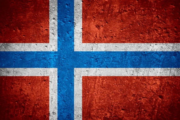Flagge Norwegens — Stockfoto