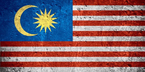 Σημαία της Μαλαισίας — Φωτογραφία Αρχείου