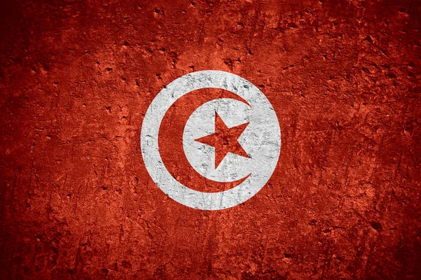 Flagga Tunisien — Stockfoto