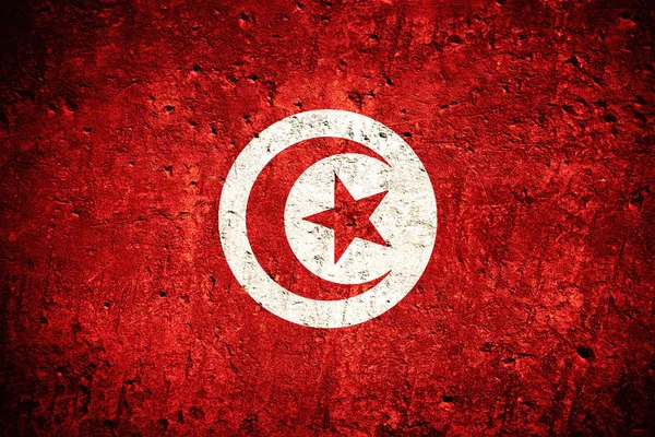 Flagga Tunisien — Stockfoto