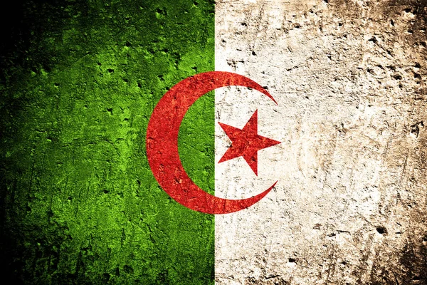 Flagge von Algerien — Stockfoto