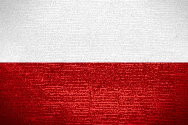 Bandeira de poland — Fotografia de Stock