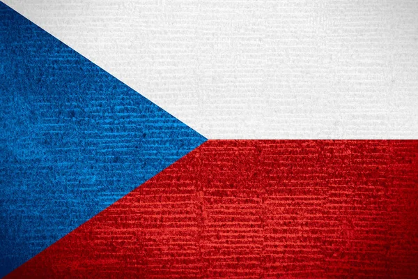 捷克的旗子 — 图库照片