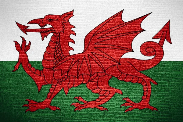 Bandeira de Wales — Fotografia de Stock