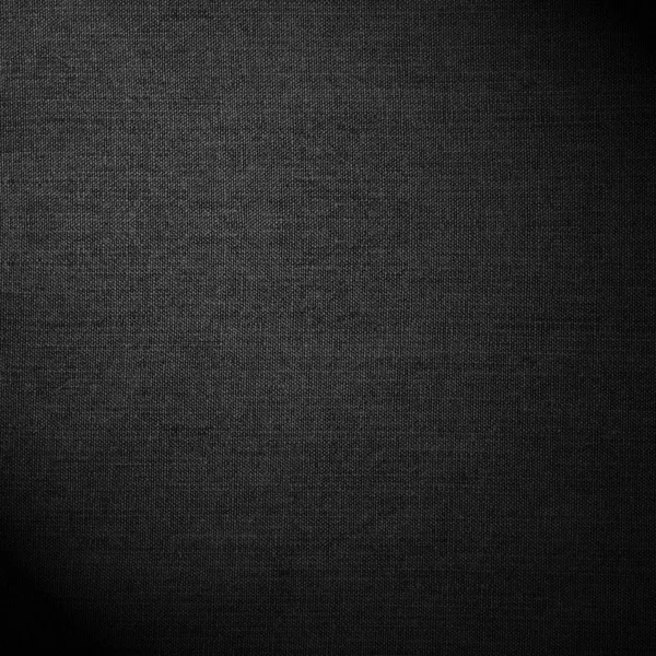 Black linen texture — Stock Photo, Image