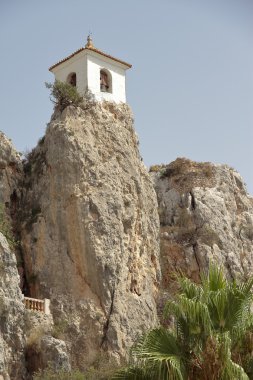 Çan kulesi el castell de guadalest üzerinde
