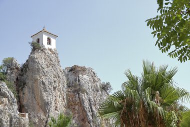  Çan kulesi el castell de guadalest üzerinde
