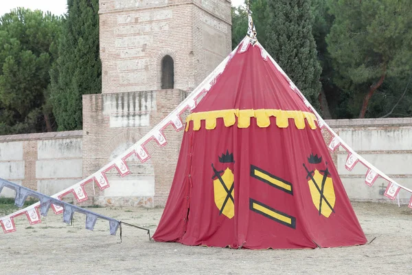 Campamento militar medieval — Foto de Stock