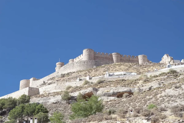 Vista do castelo de Chinchilla — Fotografia de Stock
