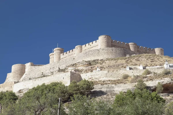 Vista do castelo de Chinchilla — Fotografia de Stock