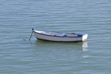 Denizde küçük bir tekne