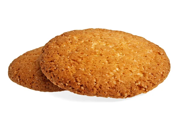 하얀 배경에 있는 쿠키 — 스톡 사진