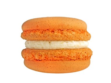 badem kurabiyesi beyaz arkaplanda izole edilmiş