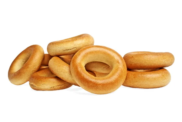 Bagels geïsoleerd op een witte achtergrond — Stockfoto