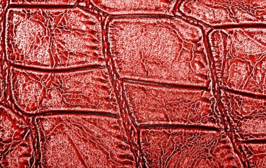 Kırmızı timsah deri abstract, arka plan olarak kullanabilirsiniz