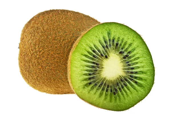 Kiwi fruits isolés sur fond blanc — Photo