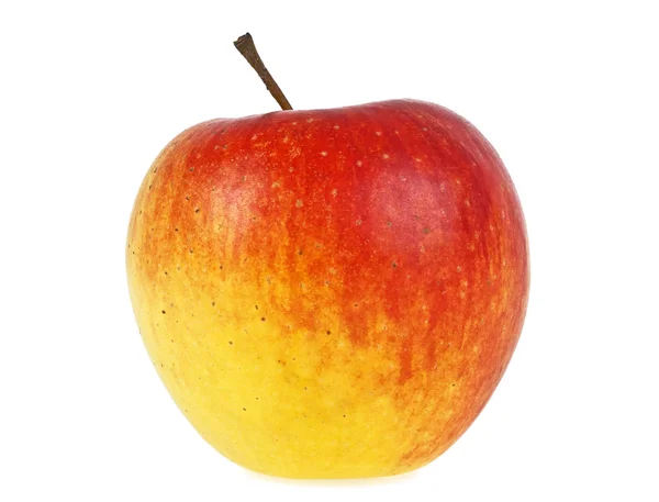 Яблуко на білому тлі — стокове фото