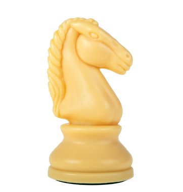 Horse chess piece isolated on white background clipart
