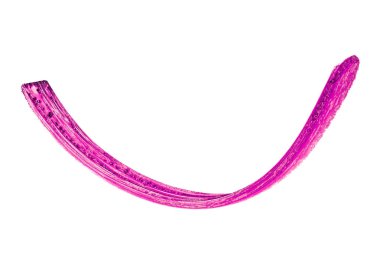 Menekşe renk ruj kontur beyaz arka plan üzerinde