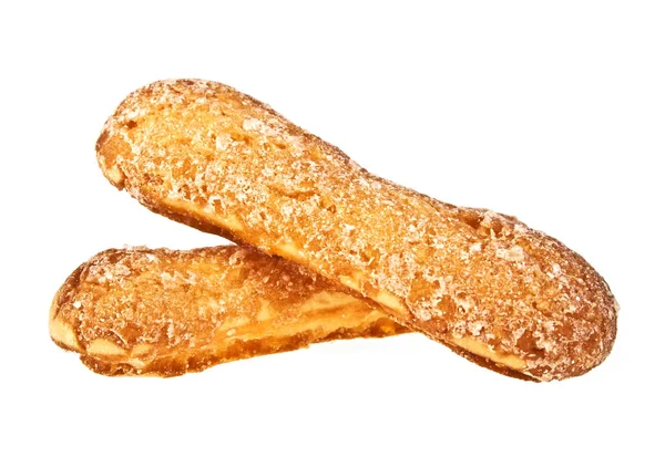 Paus de biscoito isolados sobre fundo branco — Fotografia de Stock