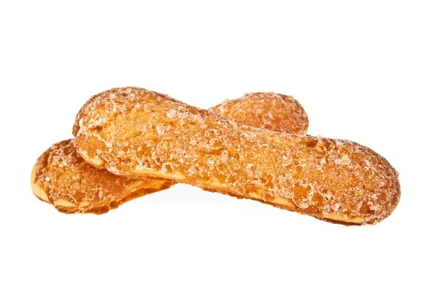 Sušenky tyčinky izolovaných na bílém pozadí — Stock fotografie