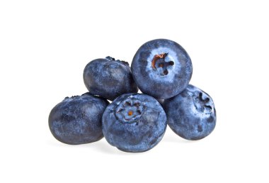 Beyaz bir arka plan üzerinde izole yaban mersini