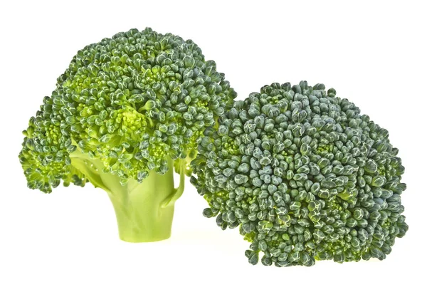 Färsk broccoli isolerad på vit bakgrund — Stockfoto