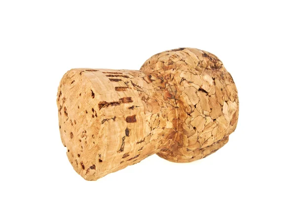 Wine cork isolated on white background — Stock Photo, Image